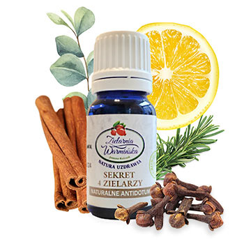 100% Naturalny Olejek Sekret 4 Zielarzy, 10 ml