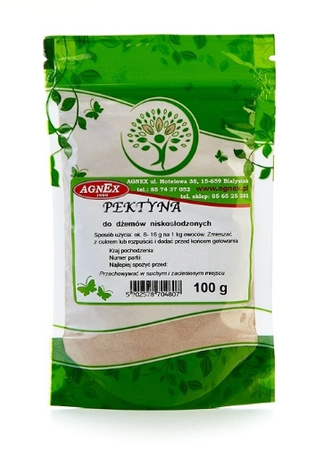 Pektyna Cytrusowa Niskosłodzona, 100 g - Agnex