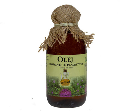 Olej z ostropestu plamistego tłoczony na zimno, 250 ml - Flos