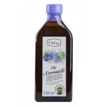 OlVita Olej z czarnuszki tłoczony na zimno 250 ml