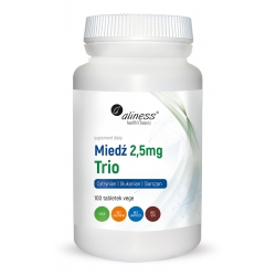 Aliness Miedź Trio 2,5 mg - 100 tabletek vege