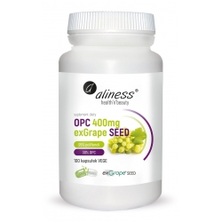 Aliness OPC 400 mg exGrape SEED 100 kapłusek vege