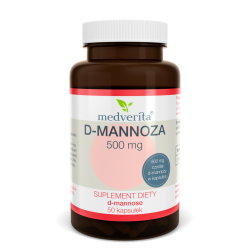 D-mannoza 500mg - 50 kapsułek