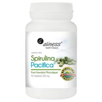 Aliness Spirulina Pacifica - 90 tabletek - suplement diety