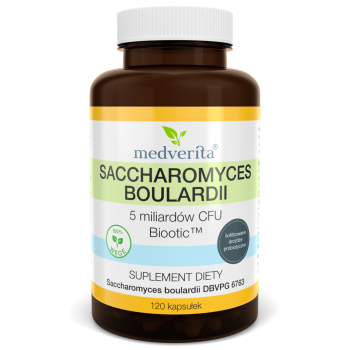 Saccharomyces boulardii Biootic™ 5 miliardów CFU - 120 kapsułek